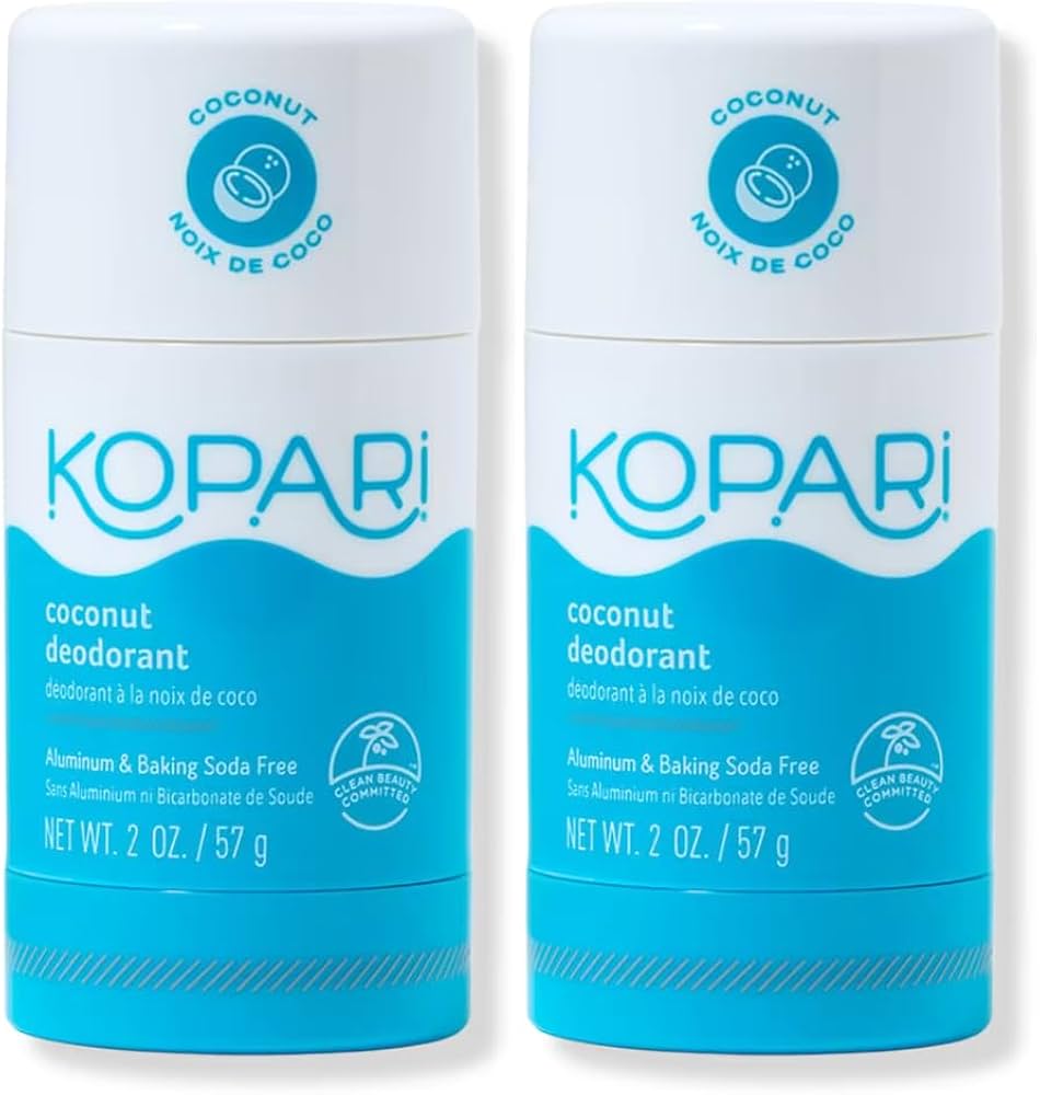 Kopari Aluminum Free Coconut Deodorant, Non Toxic & Clean Plant