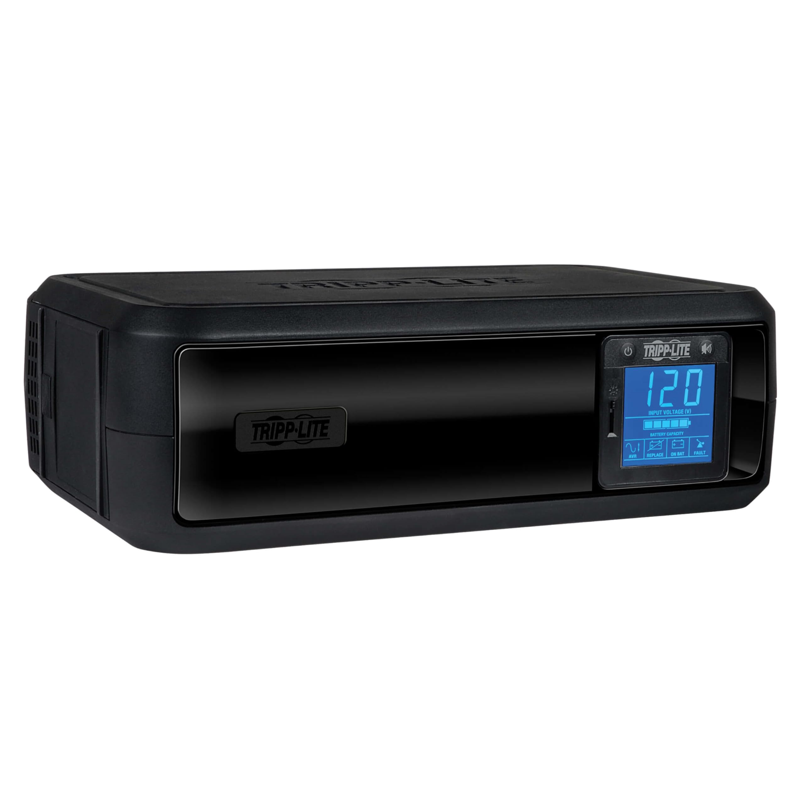 Tripp Lite 650VA UPS Battery Back Up, 350W, Rack-Mount/Tower, LCD Display, AVR, USB, DB9 (OMNI650LCD)