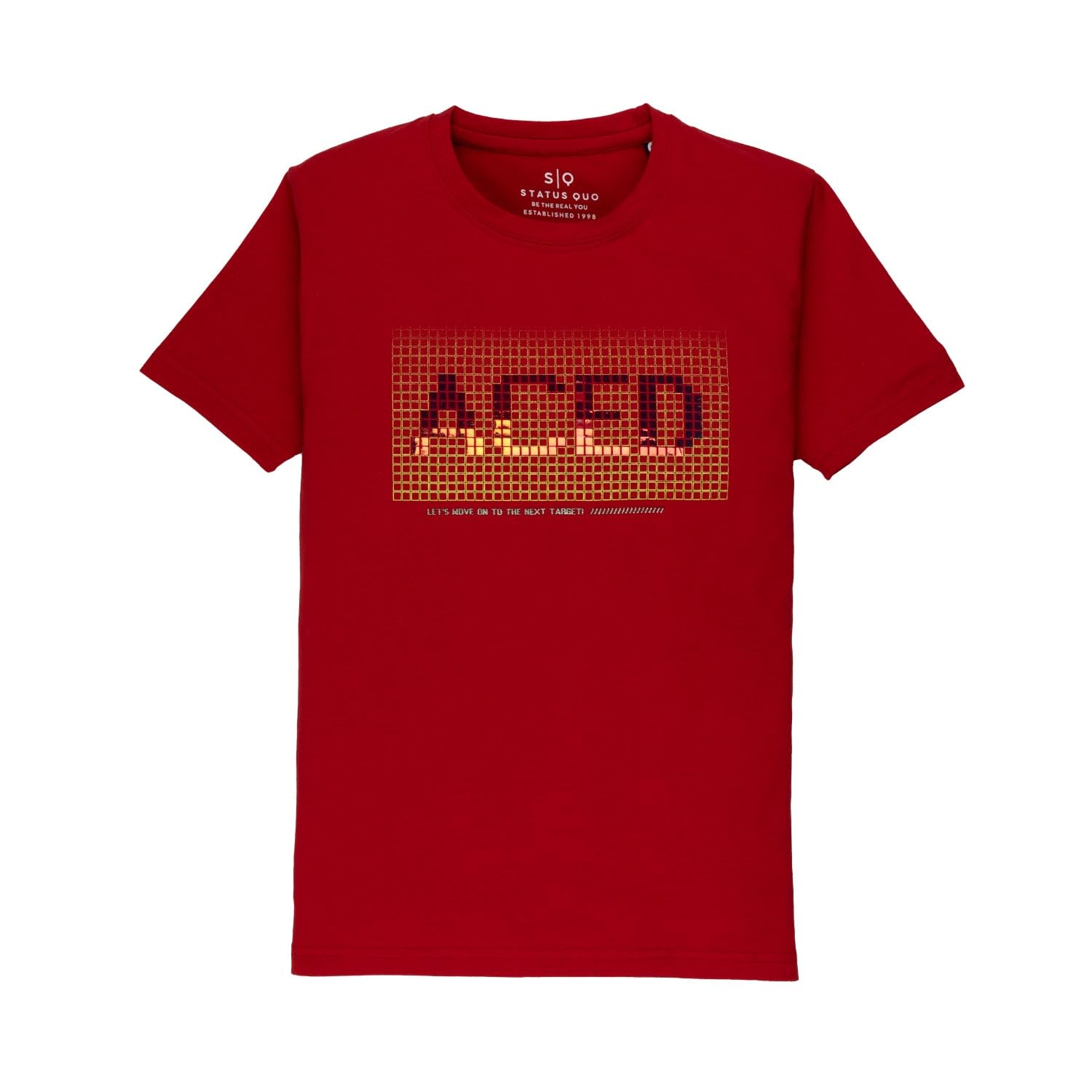 Status QuoBoys Printed Round Neck T-Shirt