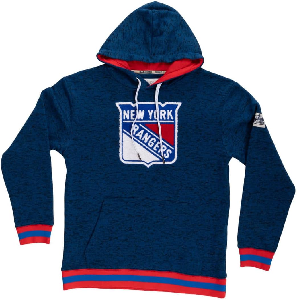 Calhoun NHL Surf & Skate Mens Muskoka Team Coloured Premium Pullover Hoodie - Image 5