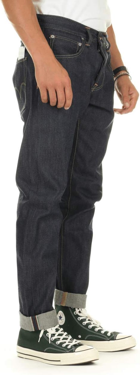 Edwin ED-55, Regular Tapered, 63 Rainbow Selvedge Jeans, Unwashed