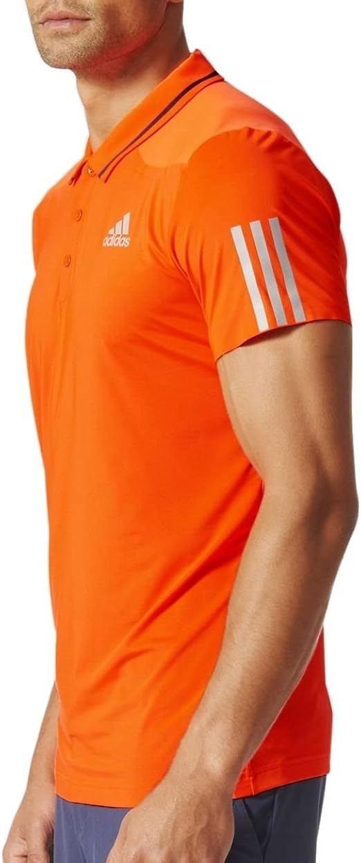adidas Barricade Polo Camiseta, Hombre, Naranja/Plata, S : Amazon.es: Ropa