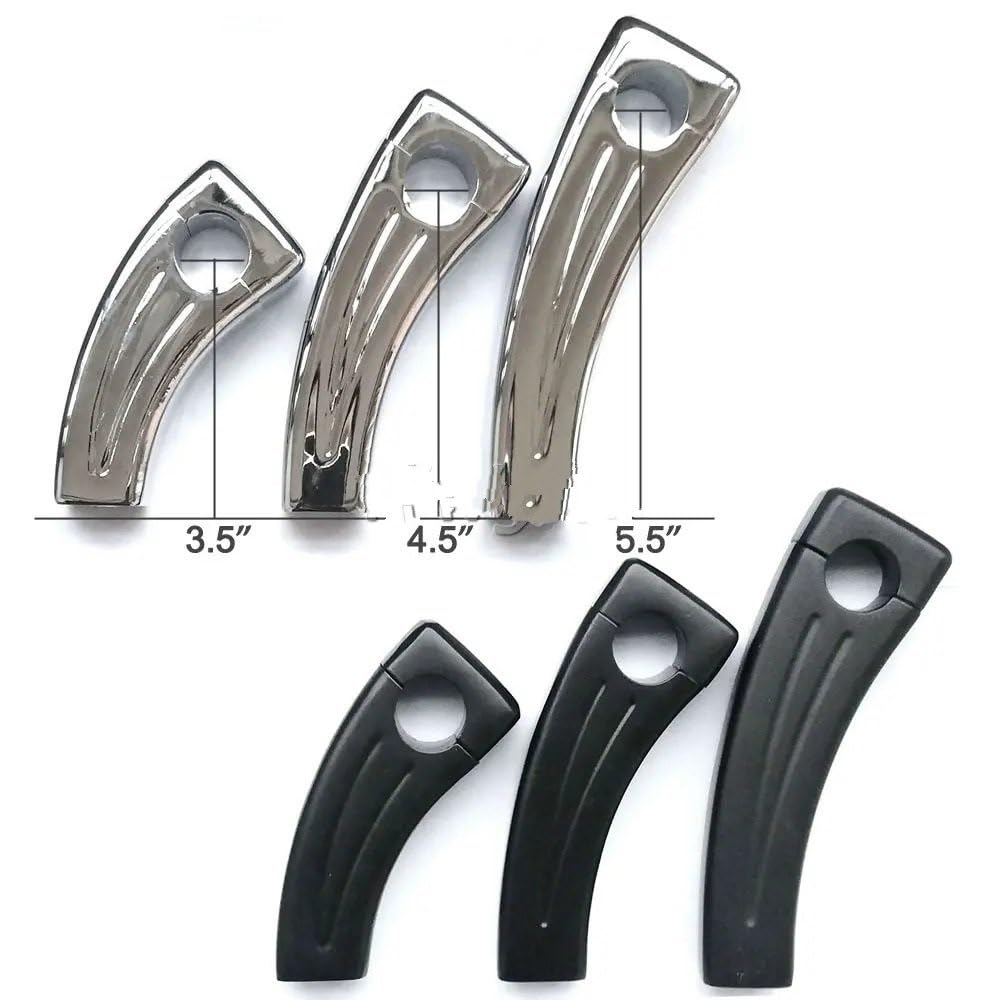 Motorcycle handlebar risers Motocykl 1 "Cal 25mm kierownica ręczne podnośniki pasuje do VTX 1300 CRS RETRO 1800 Shadow Spirit VT750 1100(Black 4.5 Inch)