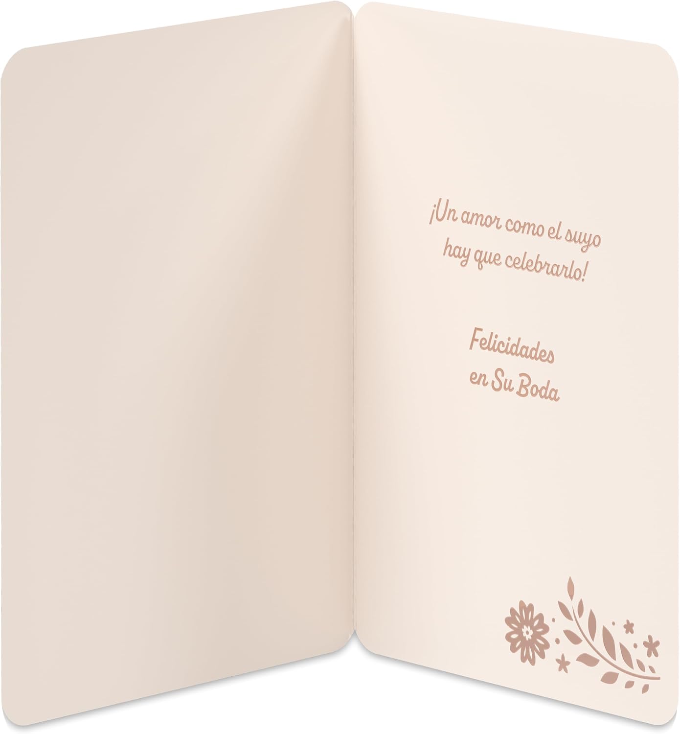 American Greetings Spanish Wedding Card (Felicidades en Su Boda)