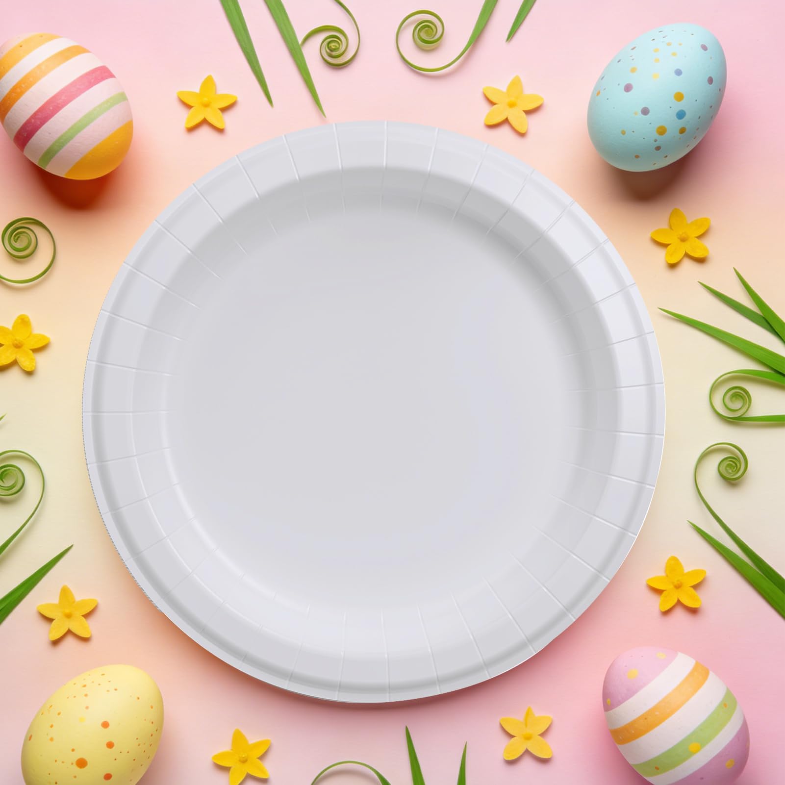 JOLLY CHEF Disposable Paper Plates - 140 Pack -5