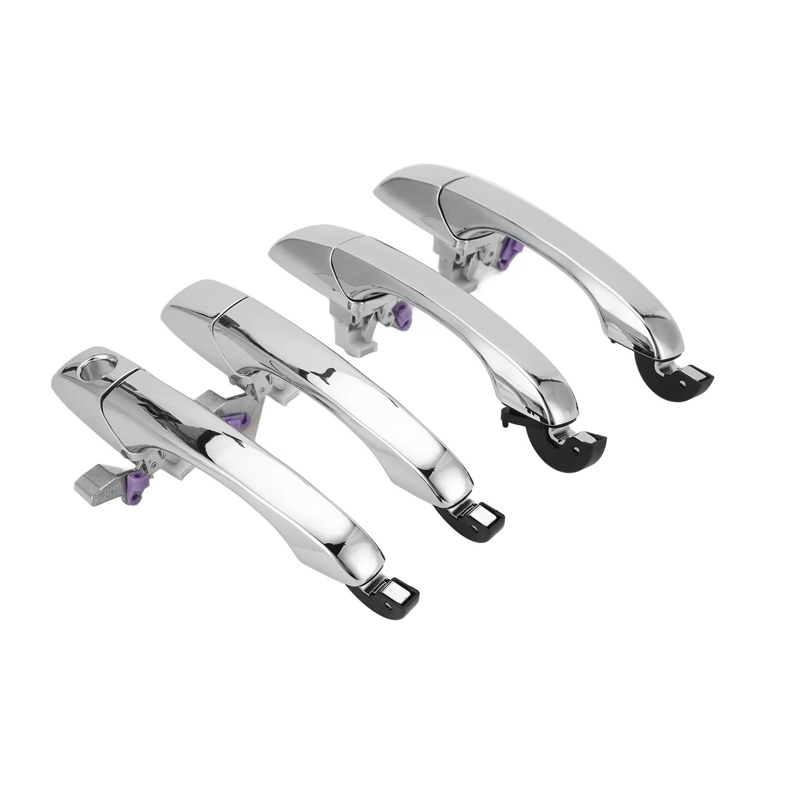 RAtsch Car Side Exterior Door Handle 4Pcs Car Exterior Drive Outer Door Handle 5065800AG 4589009AG 5065801AG for for 300 for 300C 2005-2010