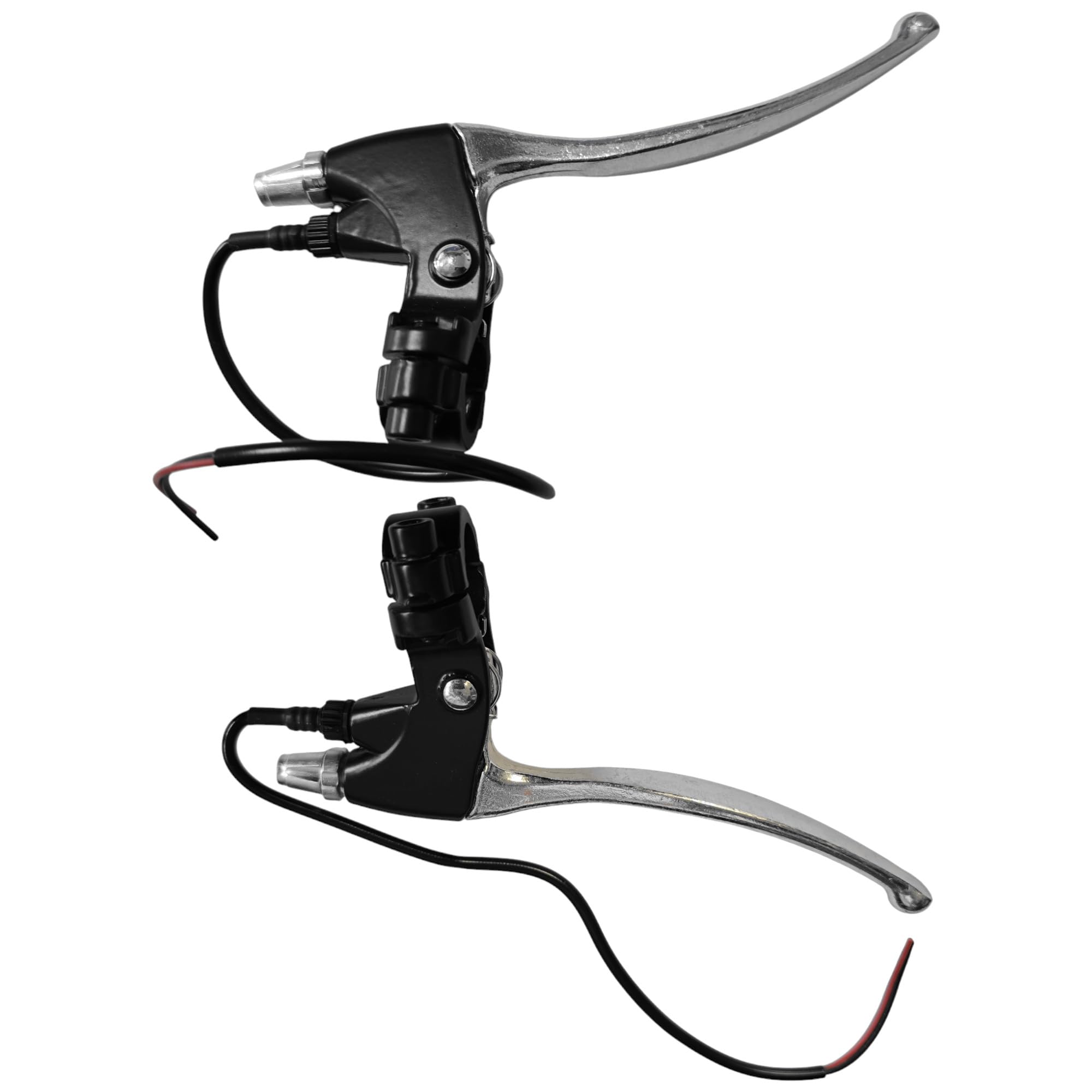 cyclingcolors leva freno bici elettrica con cavo universale argento cromato 130mm
