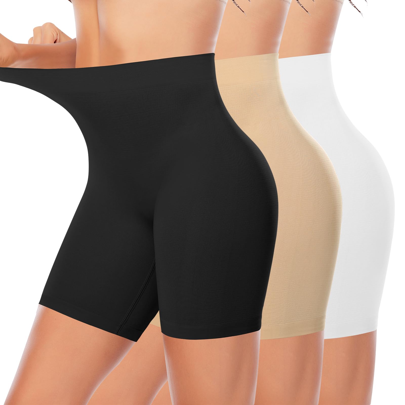 Womens Slip Shorts for Under Dresses Smooth Anti Chafing Underwear Seamless Safety Under Shorts