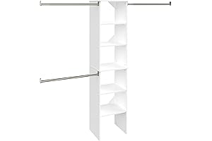 ClosetMaid SuiteSymphony Wood Closet Organizer Starter Kit