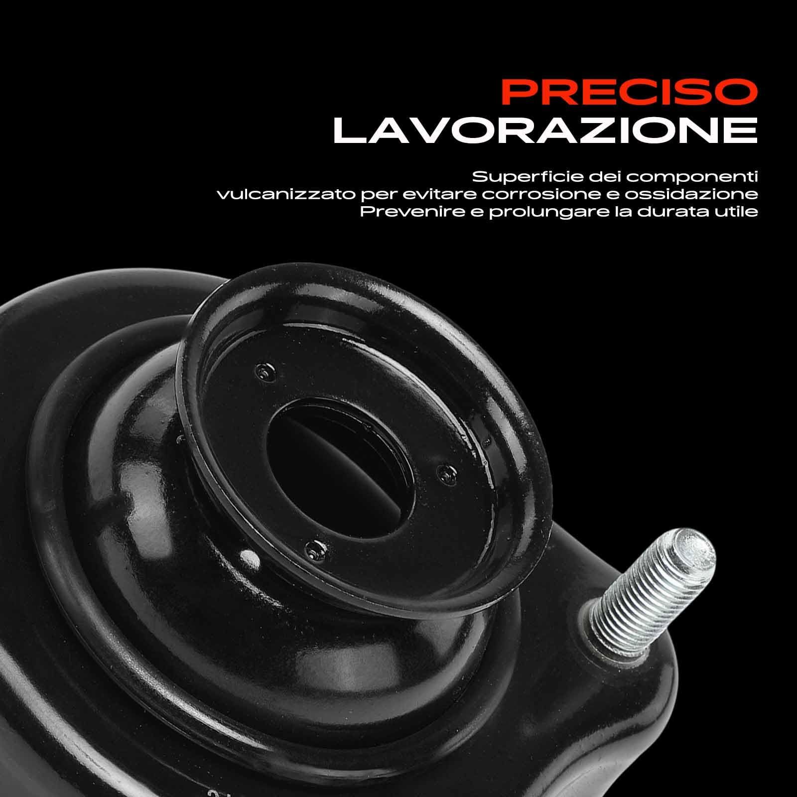 Frankberg 2x Cuscinetti di supporto ammortizzatore Posteriore Link Destra Compatibile con ASX GAW Outlander I CUW Outlander II CWW S40 I 644 Lancer VII VIII CSA CTA V40 Station Wagon 30818111