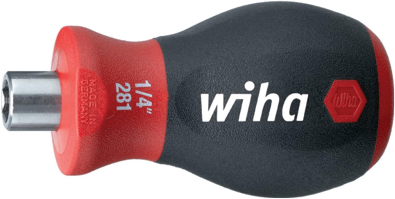 WIHA 28103 Magnetic 1/4 Bit Holder, Stubby, 57mm