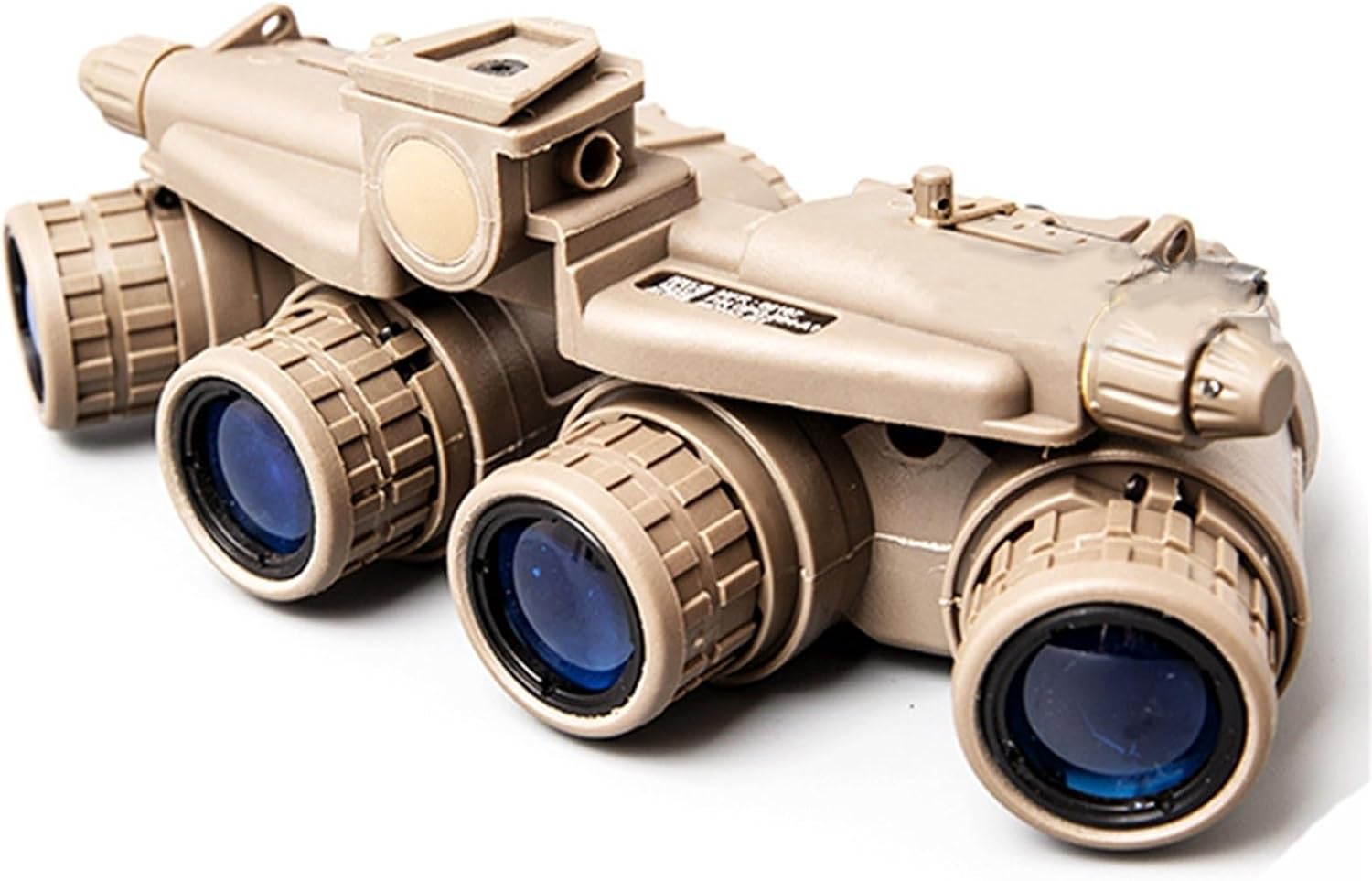 Tactical Airsoft Protective Helmet Set with Battery Pouch Signal Light Earphone Bracket Nnight Vision Model for Role-Playing