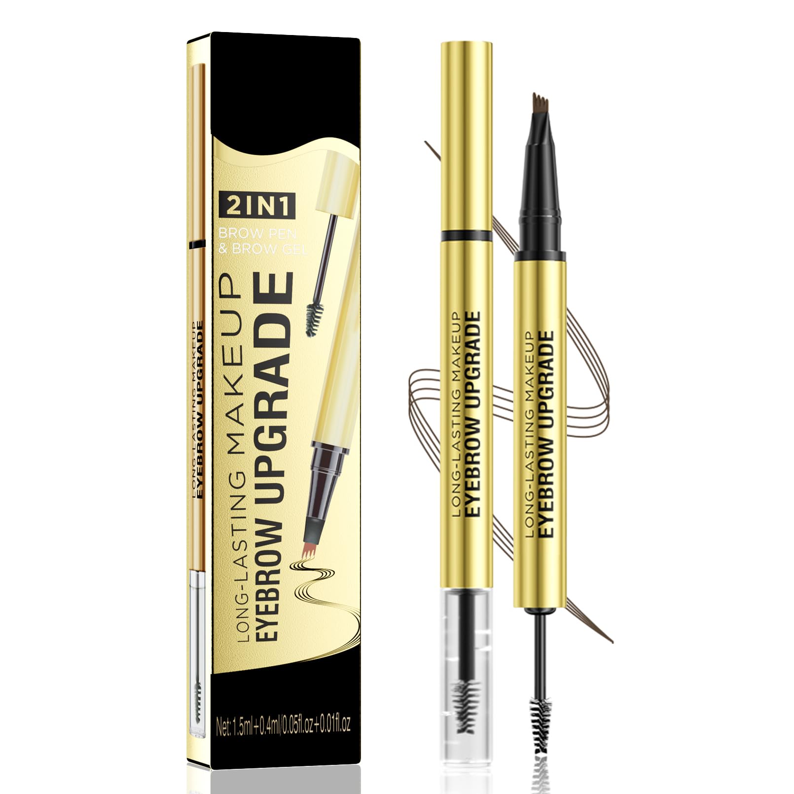 Weixinbuy 2-IN-1 Microblading Eyebrow Pen Long-lasting