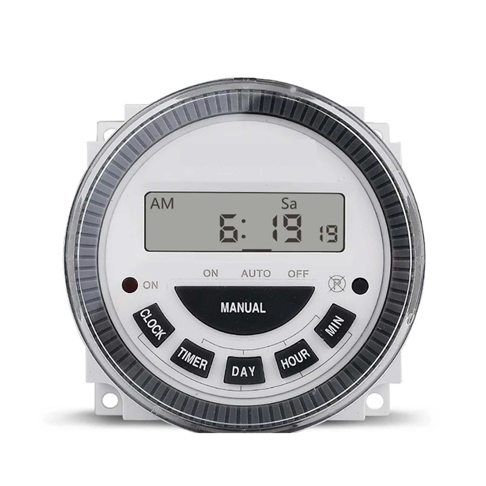 TM619-2 220-V-TIMER 1NO + 1NC Spannungsfreier Ausgang 16A Zeitrelaissteuerung 220 V 230 V 240 V 7 Tage Programmierbarer digitaler Timerschalter 1 Stücke(TM619-2 220V timer)
