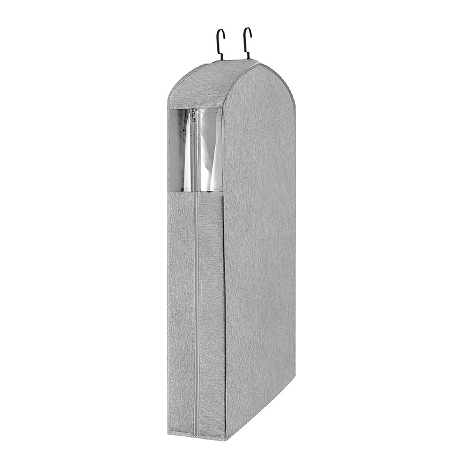 Fundas Abrigos para Colgar con Ventana Transparente, Funda Traje para Armarios Abiertos, de Ropa Abrigos, Vestidos y Chaquetas