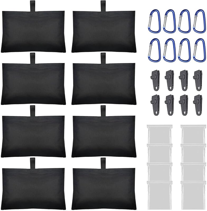 8 Packs Boat Cover Sand Bags for Boat Tarp Weights Mooring Sand Bags | Boat Cover Sand Bags Weights Marine Grade SandBags for Boat Cover Mooring Kits, Weighted Bags for Car Pool Cover Canopy Tent