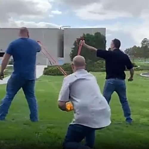 Miniatura 2 de Lanzador de globos de agua, lanzador de bolitas de nieve, lanzador de bolas de nieve de 500 yardas para 2-3 personas con 50 globos de colores,