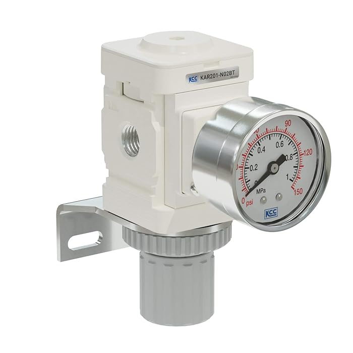 Buy KCC Female Thread 1/4" NPT Air Pressure Regulator with Gauge and