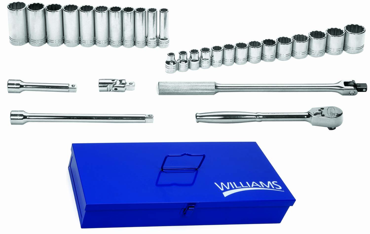 Amazon.co.jp: Williams WSS-30F 30ピース 1/2インチ ドライブソケット