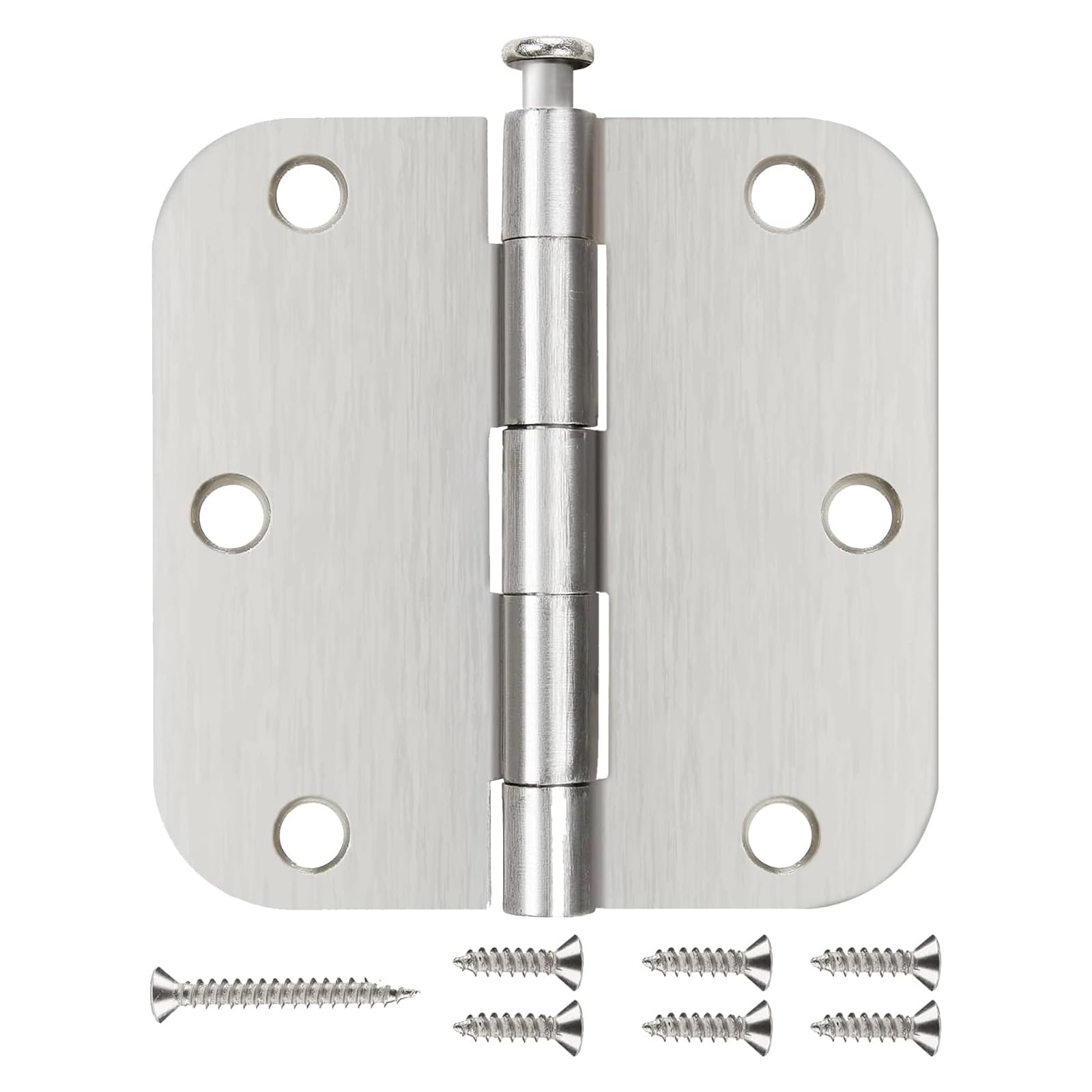 Rounded 24 Pack Black Door Hinges 3.5 Inch 5/8" Radius Ball Bearing — Amazon image 21