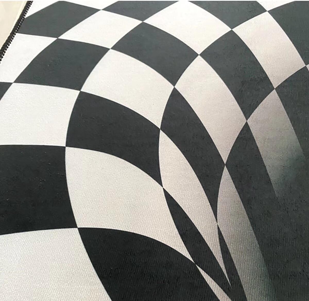 Marble Brick Bottomless Hole Area Rug for Living Room 3D Trap Optical Visual Illusion Rugs Kids Playroom Floor Carpet Mat Non-Slip,4'x6'