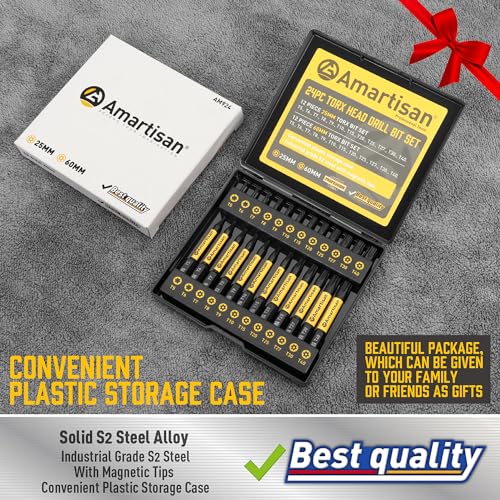 image for Amartisan Torx Bit Set, 24-Piece S2 Steel, 1