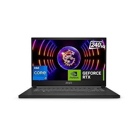 MSI Stealth 15, Intel 13th Gen. i7-13620H, 40CM QHD 240Hz Gaming Laptop (16GB/1TB NVMe SSD/Windows 11 Home/Nvidia GeForce RTX 4060, GDDR6 8GB/Black/2.1Kg), A13VF-074IN