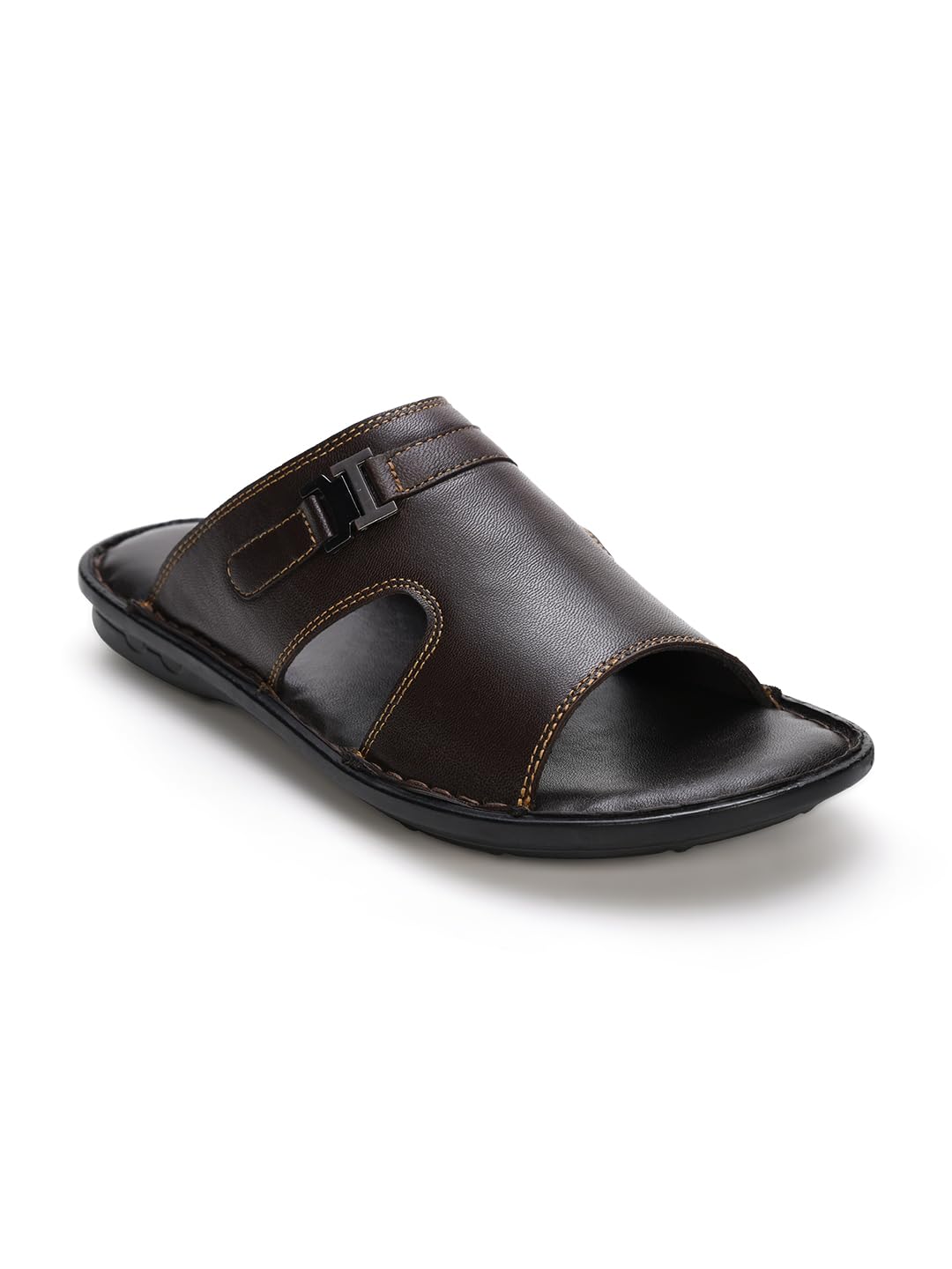smoxx Cushioned Cork Sole Leather Slippers & Sandals | Stylish & Comfortable For Men-picture-22