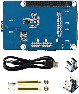 BIBABLYKE USB 3.2 Gen1 HUB Hat for with 4 x USB 3.2 Gen1 Ports, Driver-Free Compatible for USB 3.0/2.0/1.1