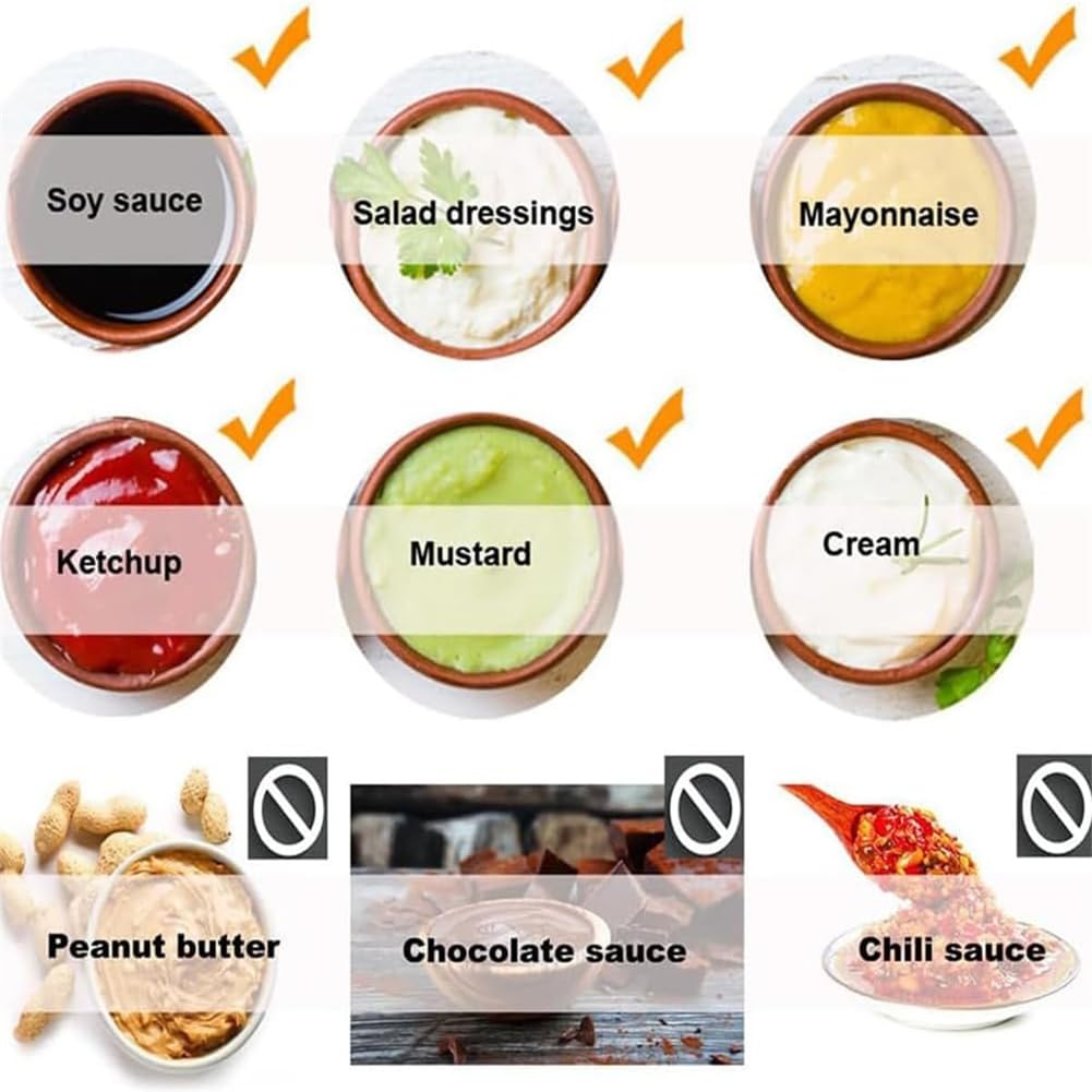 Distributore di Salse Sospeso da 5,5 L, Dispenser per Condimenti per Senape, Insalata, Ketchup, Maionese, Verde