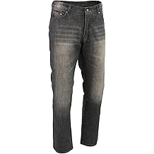 MDM5000 Men's City Limit Black CE Armored Motorcycle Riding Denim Jeans Pants Reinforced w/Aramid Fibers