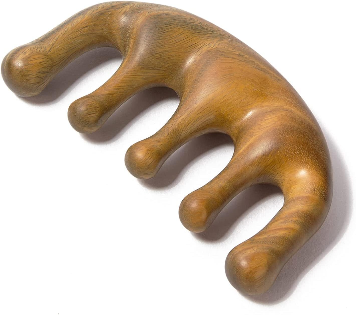 THMINS Massage Comb Gift for Women Scalp, Massager Comb,Hand Made Sandalwood Comb (head)