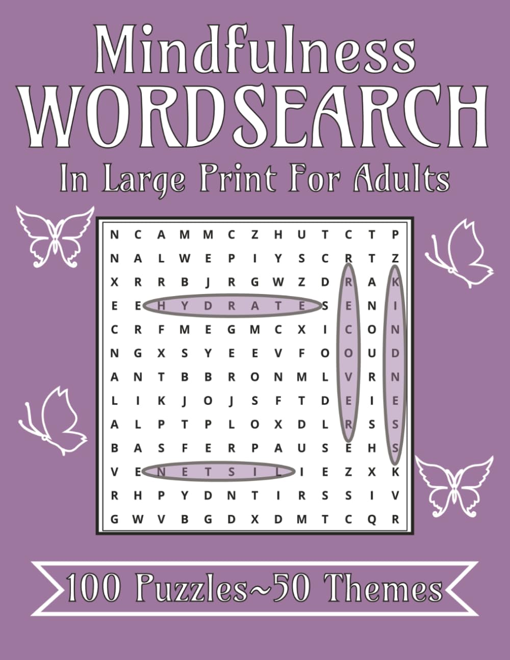 MINDFULNESS WORDSEARCH: In Large Print For Adults With 1,000+ Words
