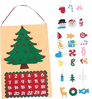 Christmas Advent Calendar 1 Set Felt Calendar Felt Tree Ornaments Felt Christmas Tree Calendar Christmas Advent Calendar Felt Advent Calendars Christmas Advent Calendars Gift