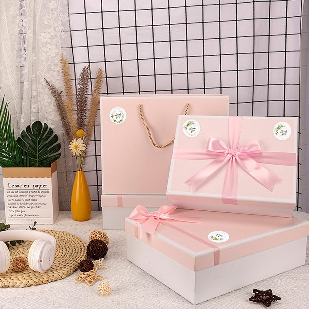 Thank You Stickers, 500Pcs Round Thank You Stickers for Small Business, 1 Inch Self-Adhesive Waterproof Labels for Orders, Handmade Goods, Greeting Cards, Gift Wraps, Gift Bags, Boxes, Envelope Seals - Image 5