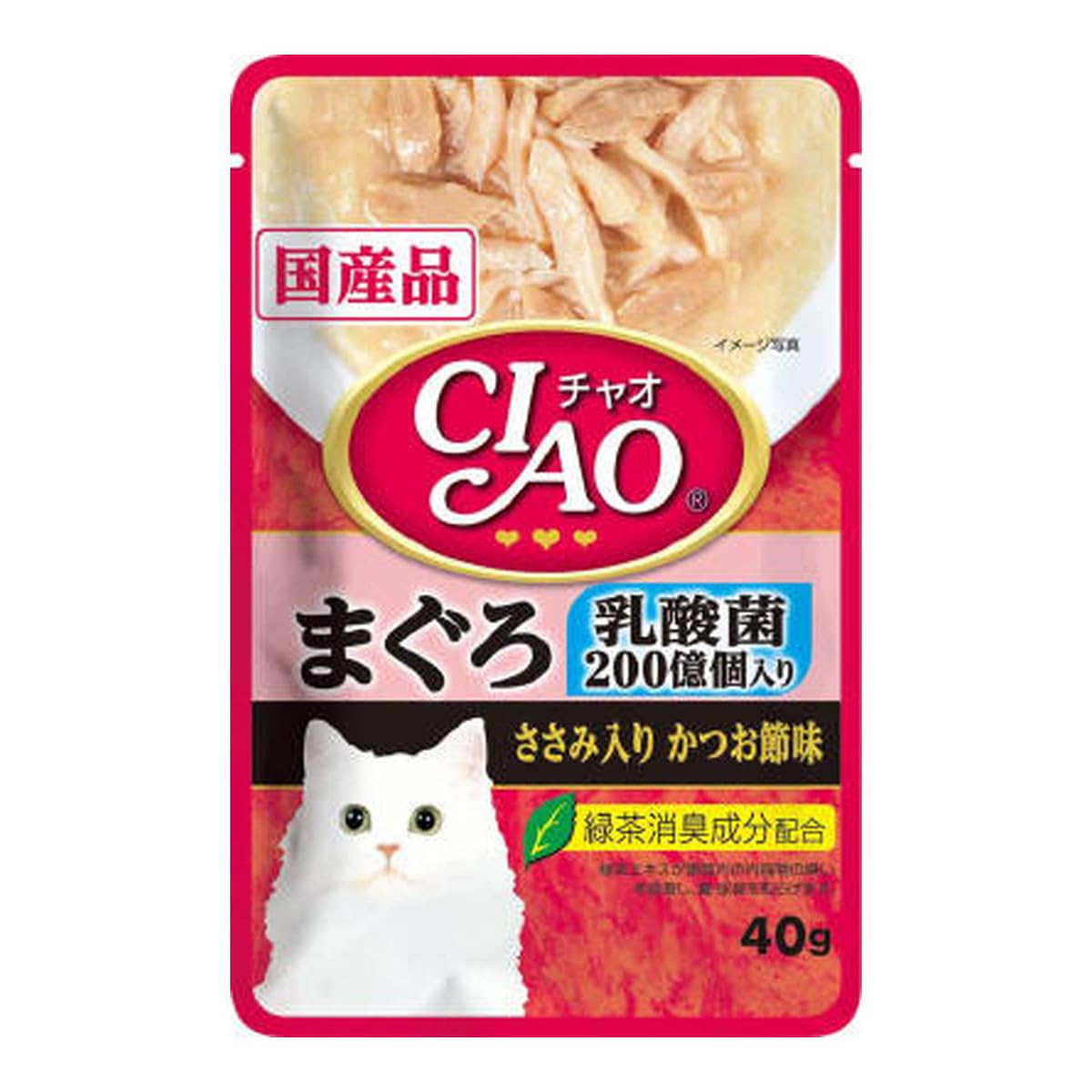 Amazon.co.jp: チャオ (CIAO) パウチ 乳酸菌入り まぐろ ささみ入り