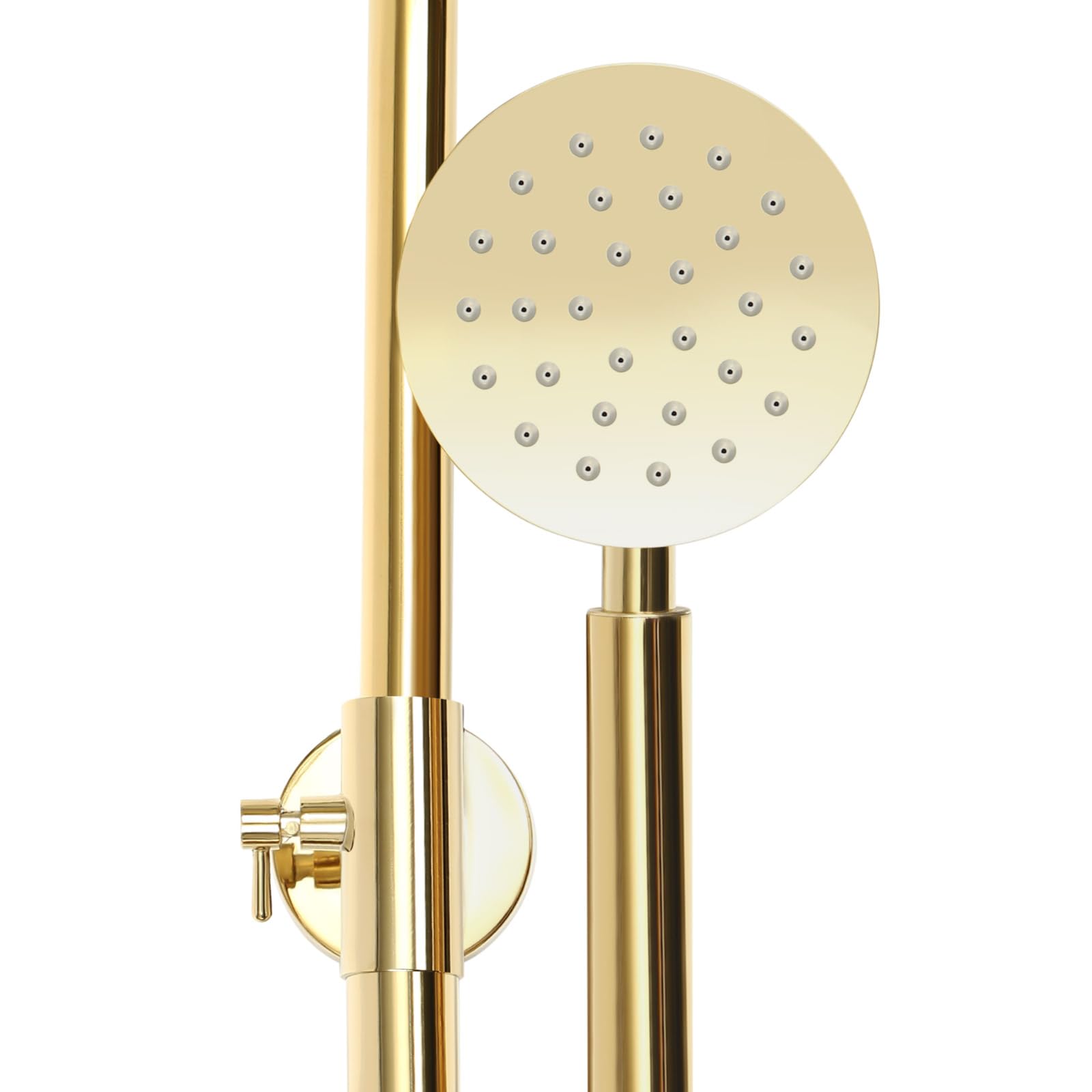Duschzubehör,Duschsets,Duschsysteme,Thermostatische Regenbrause,Goldene Handbrause,Verstellbare Duschsäule,Duschset aus Edelstahl