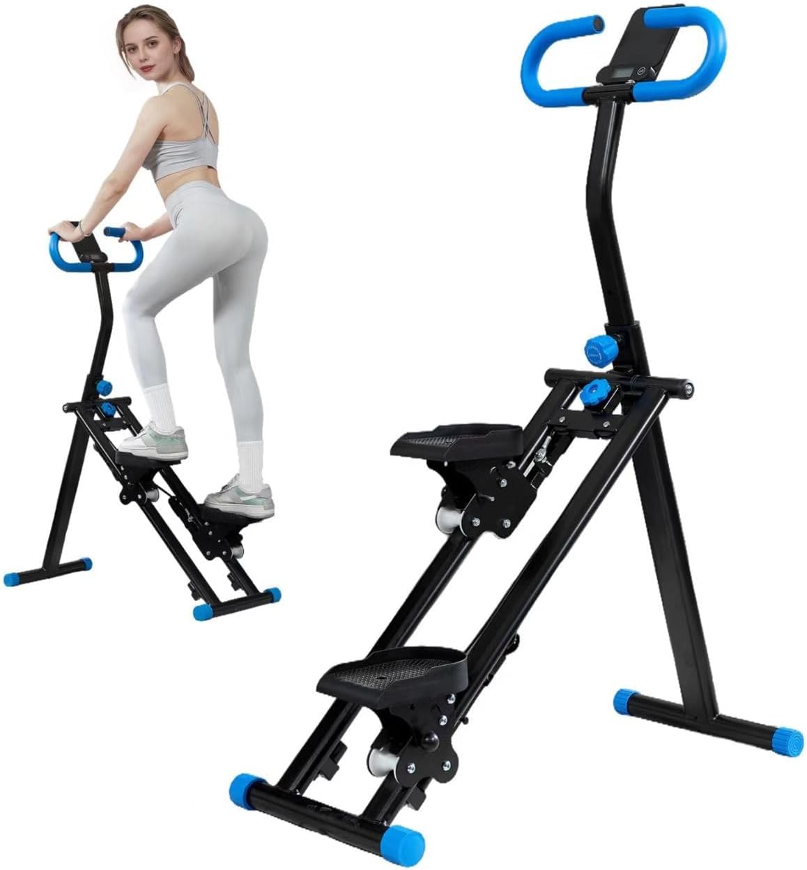 Stair Stepper for Home – Vertical Climber Workout Machine with Stable Frame, Adjustable Handlebar for Full-Body Exercise