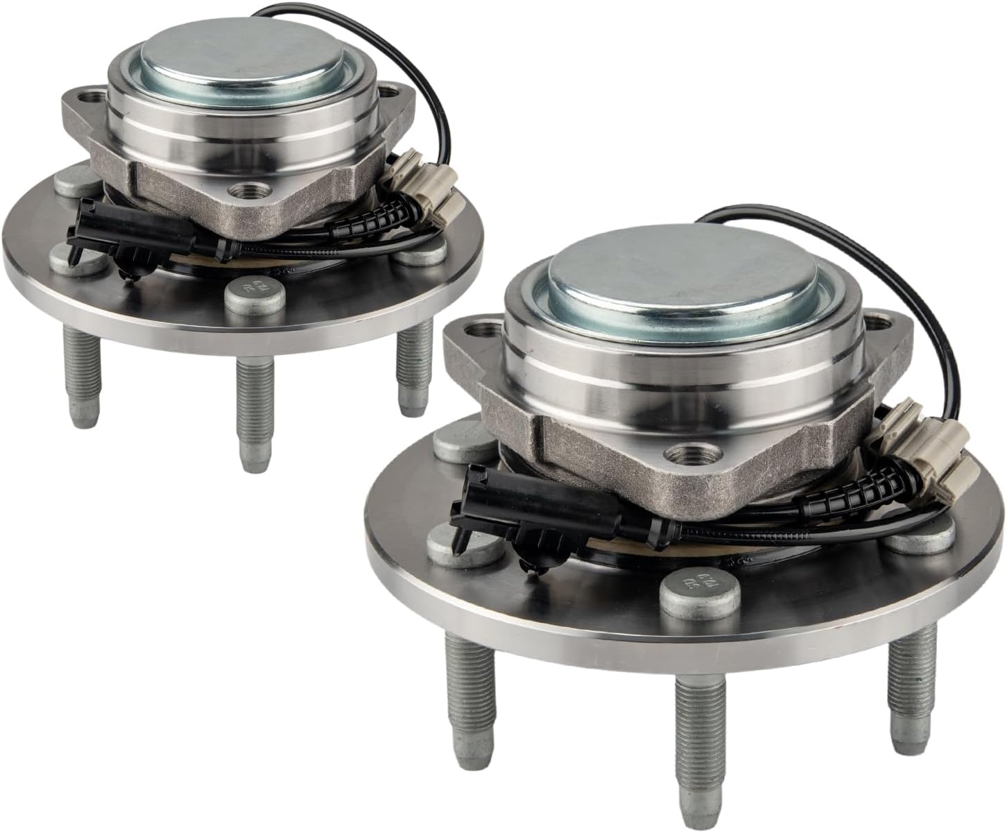 KAX 515097 Pair Front Wheel Bearing and Hub Assembly fit for 2007-2013 Chevy Silverado 1500,for 2007-2014 Chevy Tahoe,for 2007-2013 Sierra 1500,6 Lug w/ABS - Image 8