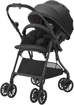 Combi Combi Released June 25 Type A Both Facing Stroller Sugokaru L Compact Egg Shock Straight Black CB From 1 Month to Approximately 36 Months, Compact Auto 4 Caster Model