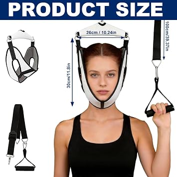 Neck Stretcher, Cervical Neck Traction Device,Portable Neck Stretcher for Home Use, Professional Over the Door Posture Corrector, Cervical Traction Device for N-ECK Decompressor Arthritis