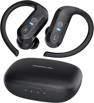 Hearing Aids, Hearing Aid Rechargeable, Hearing Aid for Adults Seniors - Hearing Aid with Portable Charging Case, 5-Level Volume Control - Comfortable Fit
