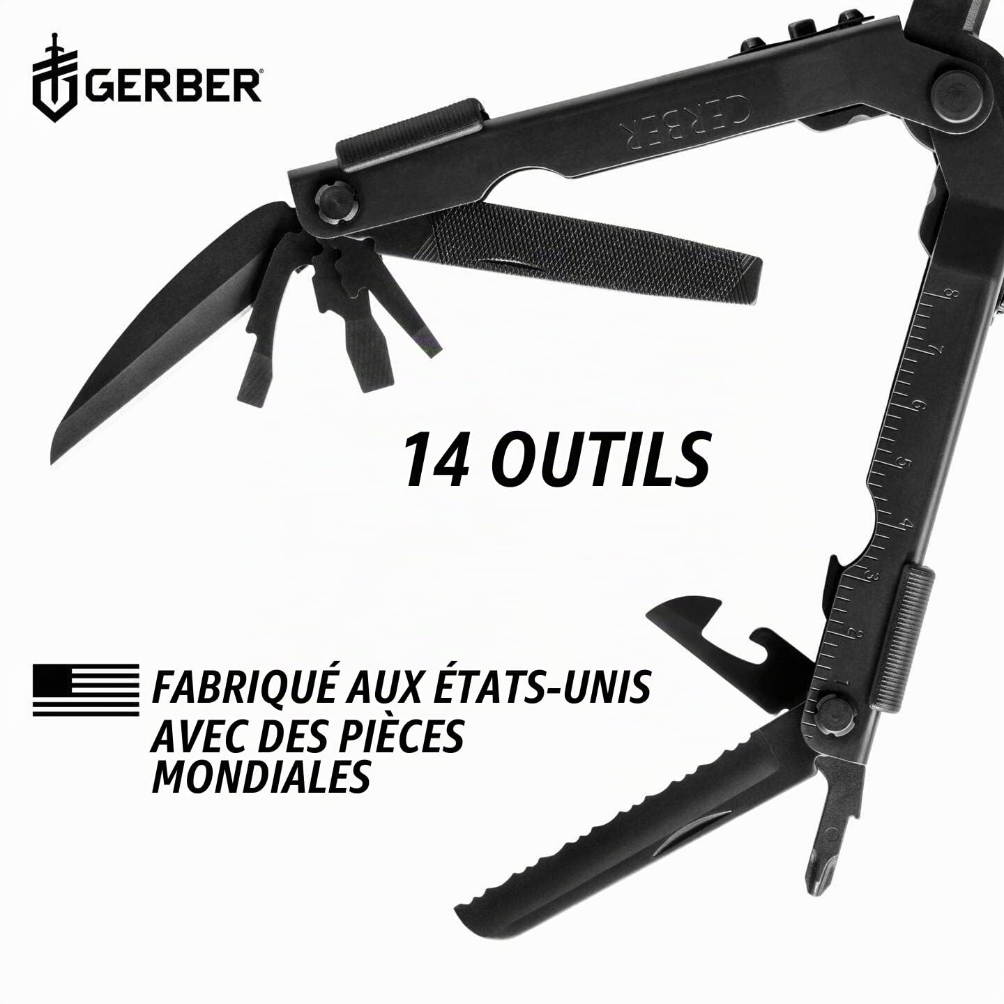 Gerber MP600 Multi-Tool Standard | Noir, 7550
