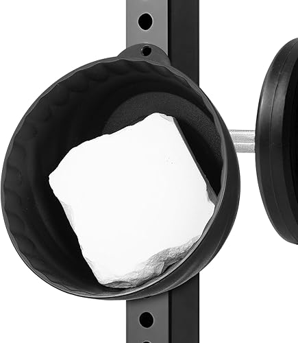 Recipiente de tiza para gimnasio, soporte magnético, soporte para levantamiento de pesas, entrenamiento, gimnasio, multiposición, accesorio de tazón