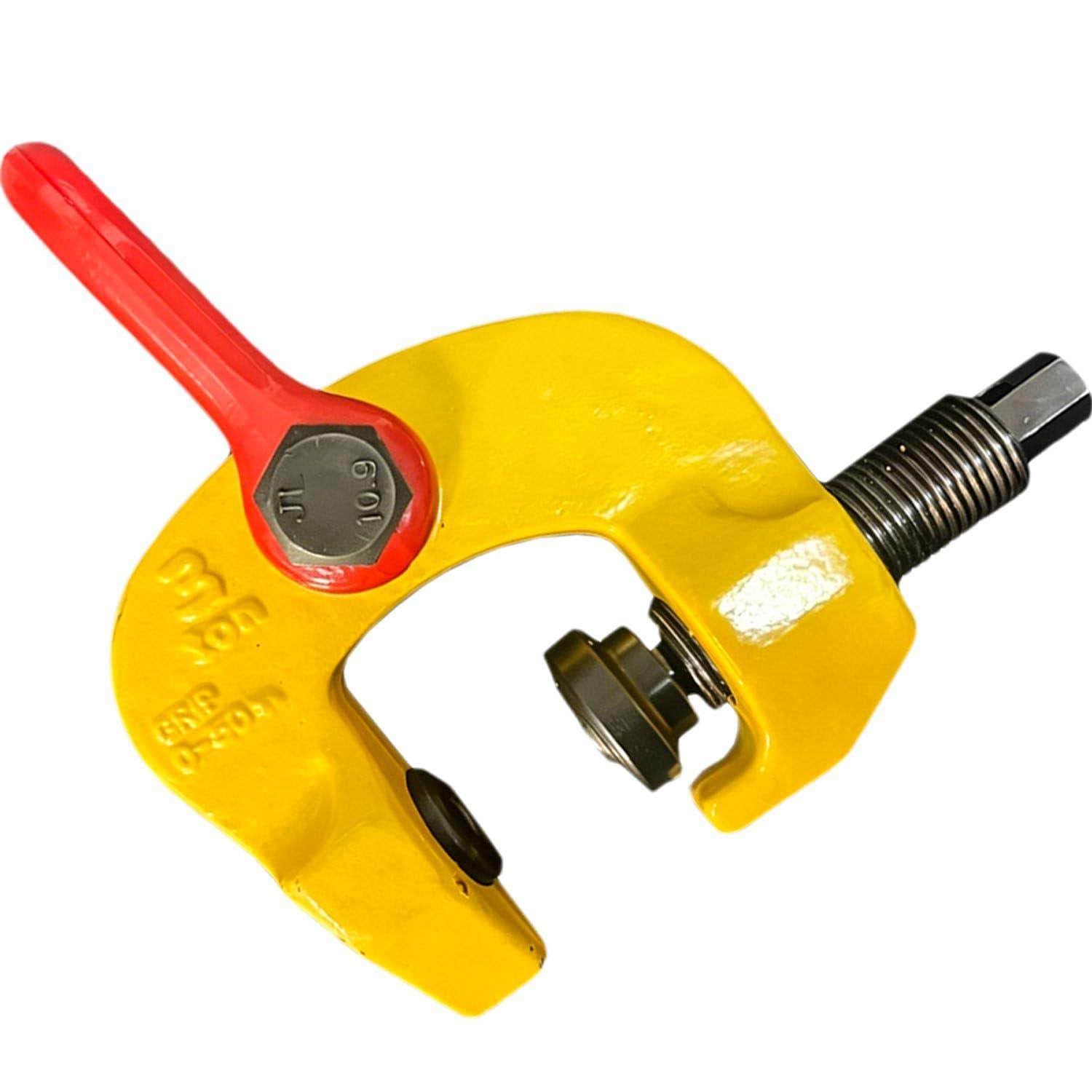 ByBoDi Heavy Duty Vertical Plate Clamp with Ring,1.5T 3T Screw Lifting Clamp, for Secure Stone Lifting and Building, 4400/6600 Lbs 3t-2items