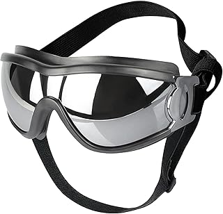 PETSOLA Dog Sunglasses UV Protective Pet Goggles Anti-Wind Glasses for Large Dogs