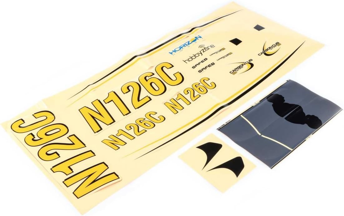 HobbyzoneDecal Sheet: Carbon Cub S+ 1.3m - Z-HBZ3229