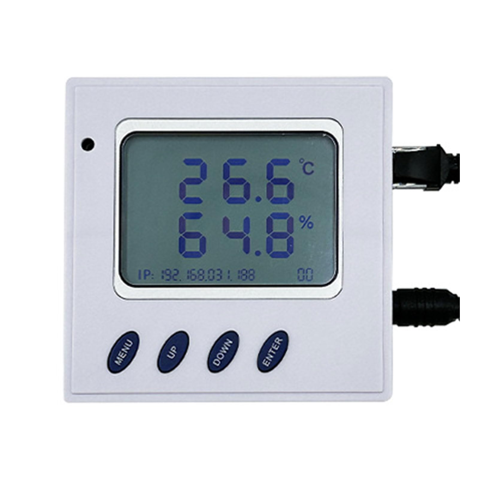 Controlador de temperatura y humedad con visualización, A