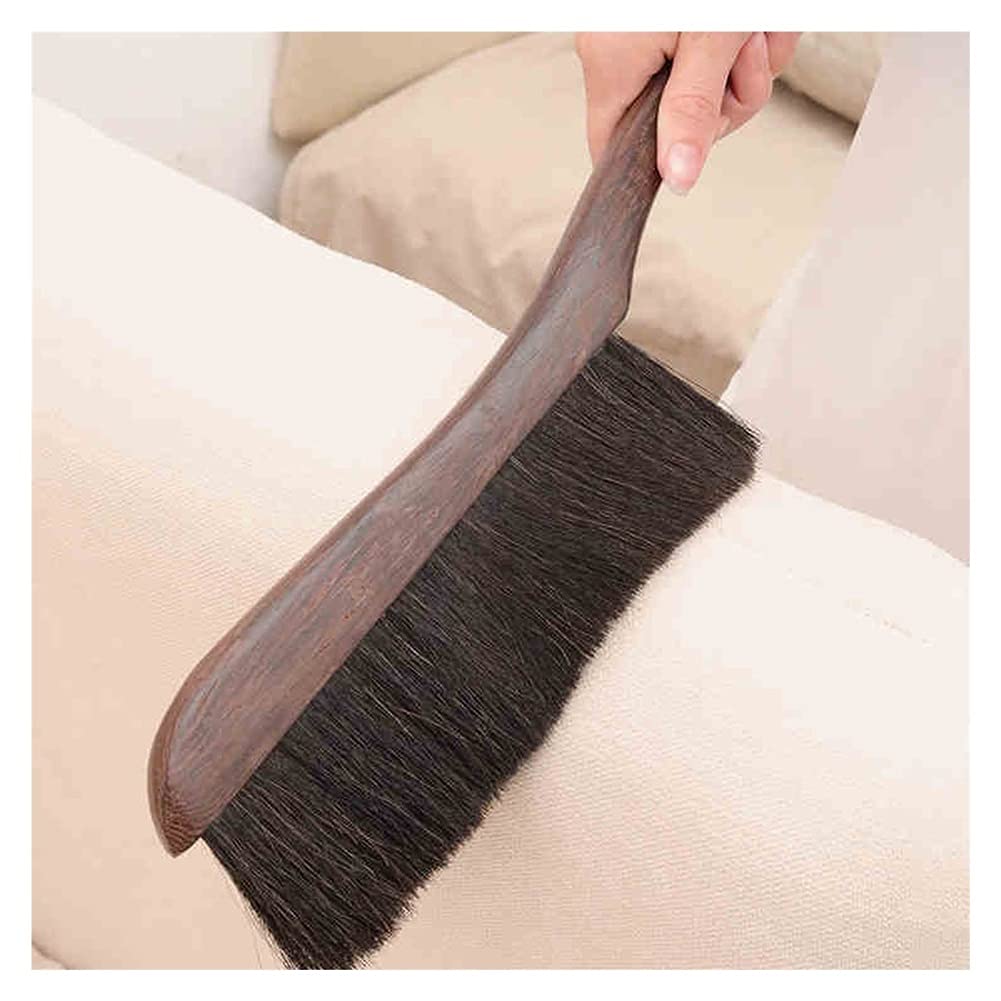 Cepillos de limpieza de escobas de mano Broom de la mano, cerdas suaves, cepillo de espolvoreado for limpiar muebles for el hogar Oficina de hotel de la oficina de la oficina del automóvil con el plum