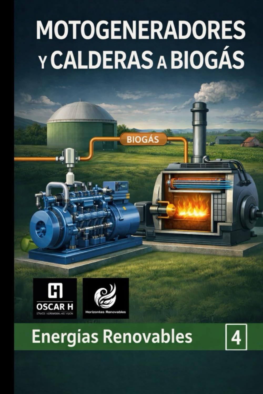 Motogeneradores y Calderas a Biogás: Equipos y sistemas para la transformación en energía térmica y eléctrica: 4 (ENERGIAS RENOVABLES)